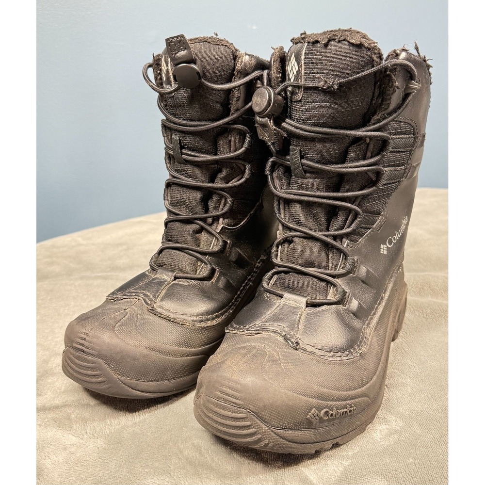 Columbia Bugaboot Snow Boots Womens 5 Black 400g Insulated Waterproof